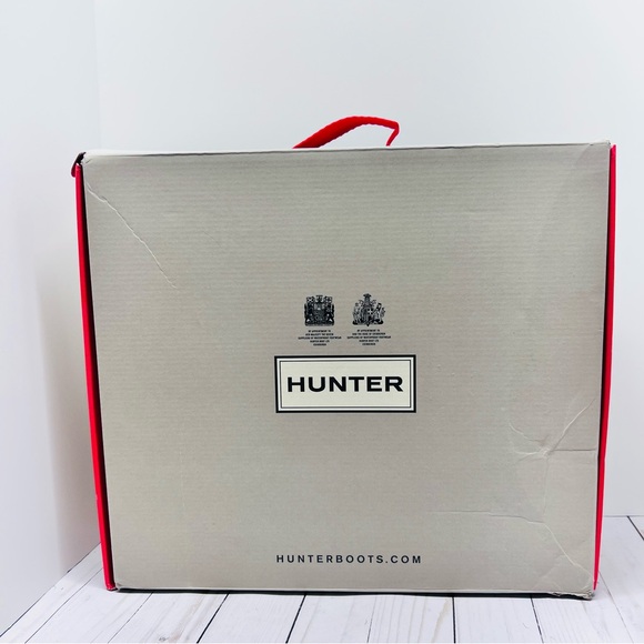 Hunter NEW IN BOX Original Short Military Red Rain Boots Size 8 - Picture 6 of 7